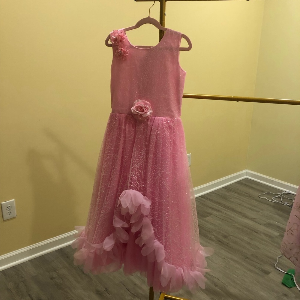 Girls Pretty Pink Dress